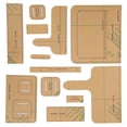 thumbnail image 4 of 12Pcs Shoulder Bag Acrylic Template Leather Pattern DIY HandMade Drawing Craft Supplies, 4 of 14