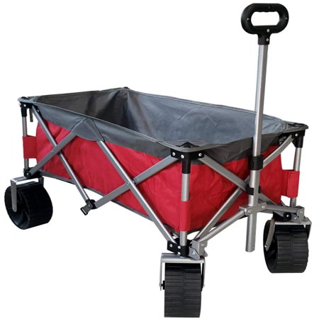 Eurmax Sports Collapsible Sturdy Steel Frame Garden Carts On