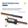 thumbnail image 4 of Fraction Calipers Metal Digital Vernier Caliper Stainless Steel Material Instruments 150mm/6In Micrometer Depth Measuring Tool ,Easy to Operate, 4 of 8