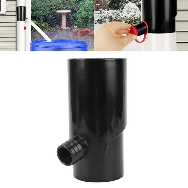 De recolección de Agua de Lluvia de 8 cm, Desvía Eficientación El Agua de Lluvia Al Área Designada para la Recolección de Agua, Para Riego y Acuario