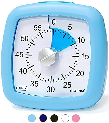 Visual Timer,60 Minute Kids Timer,3 Inch Countdown Timer,silent