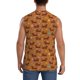 thumbnail image 4 of Balery Dachshund And Ball Camisetas sin mangas para hombre, absorbe la humedad y protege contra el mal olor.-3X-Large, 4 of 7