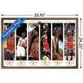 thumbnail image 3 of Michael Jordan - Championships Wall Poster, 22.375" x 34" Framed, 3 of 5