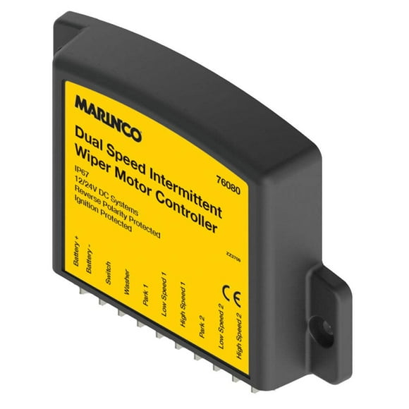 Controlador de motor de limpiaparabrisas Marinco de doble velocidad