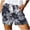 Black, variant on Bibifish Womens Athletic Shorts All Day Comfort Printed Mesh Pocket Elastic Drawstring Waist Relaxed Workout Shorts