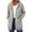 Gray, variant on MOSHU Women Zip Up Hoodies Long Sleeve Cotton Fleece Sweatshirts for Women Casual Hooded Jackets Fall Tops with Pockets