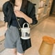thumbnail image 4 of Bolso de mano transparente para mujer, bolsos de mensajero, cadena, bolso de mano para mujer, blanco FLhrweasw Nuevo, 4 of 6
