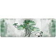 thumbnail image 4 of Rustic Farmhouse Bath Mat, Farm Green Daisy Floral Flowers Butterfly Country Wooden Bath Rug for Bathroom, Grey White Bath Mat Soft Non Slip Bath Rugs, 16X48IN, 4 of 5