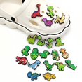 thumbnail image 2 of 20 Pices Dinosaure Srie Trou Chaussures Chaussures Fleur Jardin Chaussures Accessoires Dcoratifs Pvc Matriau Souple Cro, 2 of 5