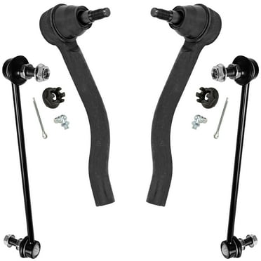 Detroit Axle - Front Sway Bars Tie Rods for 13-20 Nissan Pathfinder, 15-21 Murano, 14-19 Infiniti QX60, 13 JX35, 2 Outer Tie Rod Ends 2 Sway Bar End Links Replacement