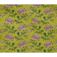 thumbnail image 4 of oneOone Cotton Flex Fabric Leaves & Floral Block Printed Craft Fabric BTY 40 Inch Wide, 4 of 4