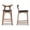 Black, variant on Ashcroft Murphy Fabric Upholstered Bar Stool in Gray