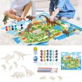 thumbnail image 1 of Gwong Juguete 47pcs / set Figuras de pintura Clear Texture Color Reconocimiento de color No irritante Pintado a mano Dinosaur Modelo Kit para niños Gwong 30009816, 1 of 6