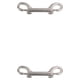 thumbnail image 1 of Eigraketly Perno Gancho de seguridad Ganchos de doble extremo de acero inoxidable Clips de metal resistentes a la corrosión Cadena de tachuelas Plata 2 2Conjunto, 1 of 6
