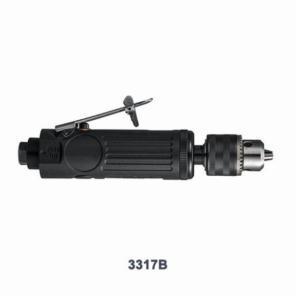 ATO Straight Air Drill 2200RPM High-Speed Pneumatic Drill Tool Multifunctional Air Straight Drill Reversible Rotation Air Drill