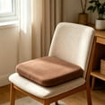 thumbnail image 4 of Car Office Chair Cushion, Memory Foam Padding for Wheelchair Armchair Sofa Desk Home Use(Brown-1,34x24x3.5cm), 4 of 6