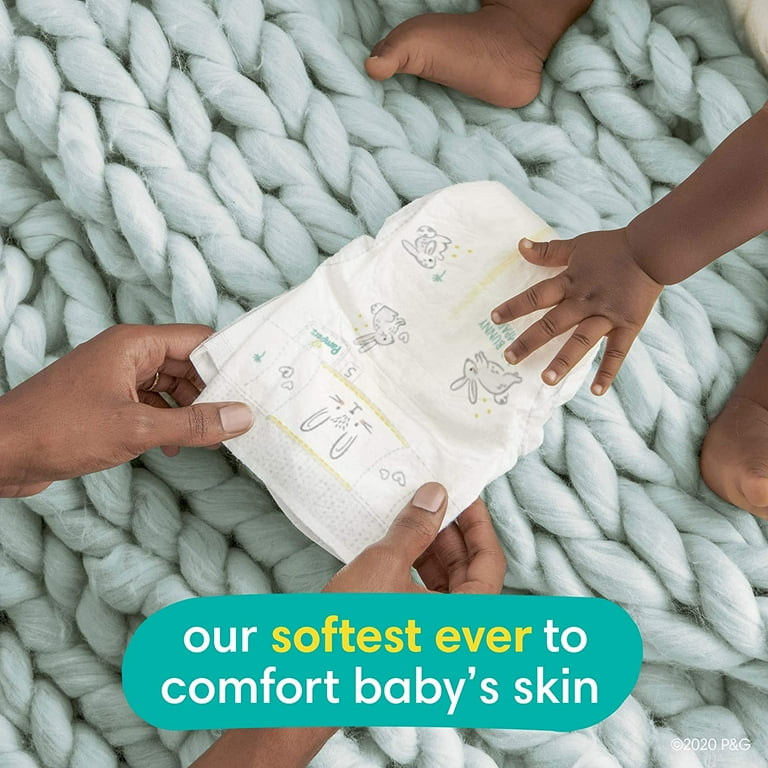 Pampers Swaddlers - Pañales desechables muy suaves para bebé talla 7, 88  unidades