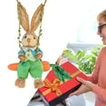 thumbnail image 4 of GUOOL Easter Bunny Figurine Creative Easter Decoration for Bookshelf Table Cabinet Male, 4 of 7