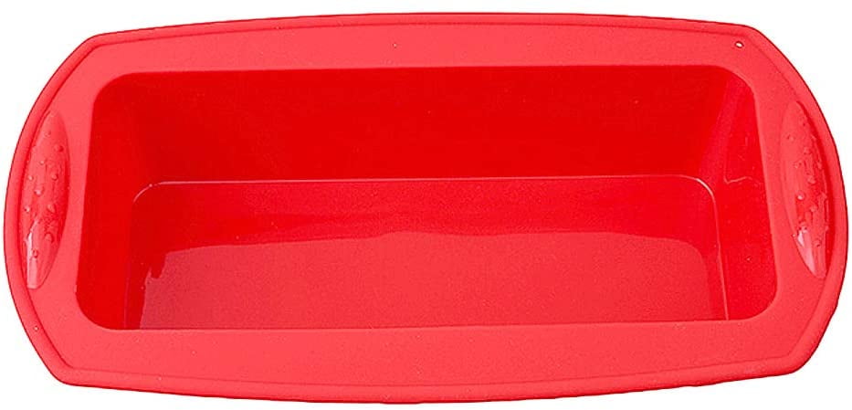  SILIVO 4 Pack Mini Loaf Pans, 5.7x2.5x2.2 inch, Nonstick,  Silicone, Red: Home & Kitchen