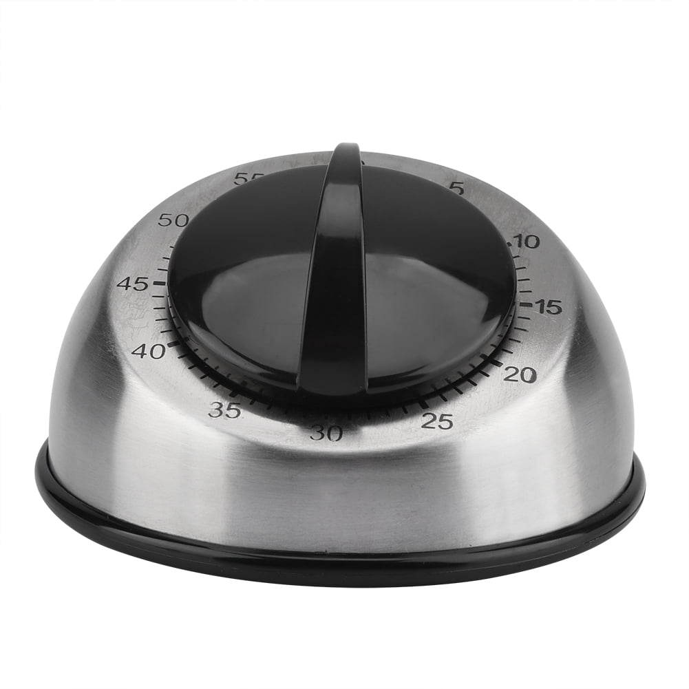 EEEkit Stainless Steel Kitchen Cooking Timer, 60-Minute Countdown  Mechanical Timer with Ring Bell Loud Alarm