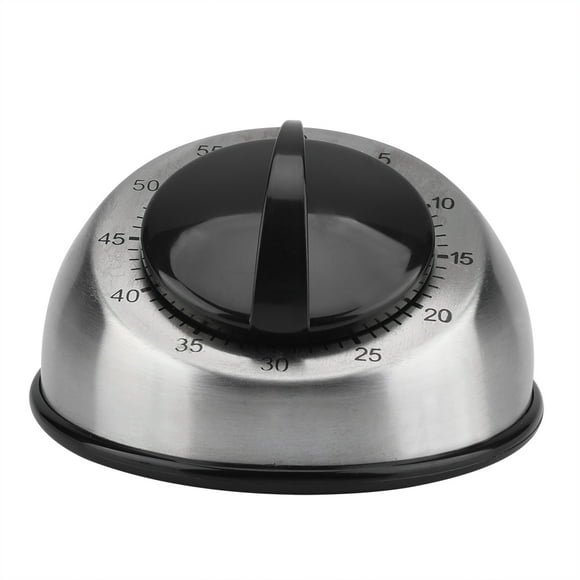 Compte à Rebours Eastbuy - 60 Minutes Minuterie de Cuisine en Acier Inoxydable Rappel Mécanique de Minuterie de Liquidation
