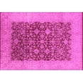 thumbnail image 1 of Ahgly Company Indoor Rectangle Oriental Pink Industrial Area Rugs, 5' x 7', 1 of 4