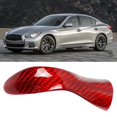 thumbnail image 2 of Housse de Levier de Vitesse en Fibre de Carbone Rouge pour Modèles Infiniti 2014 2021, 2 of 3