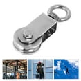 thumbnail image 1 of HWZWT Creative silver piece heavy duty cable pulley rust proof wire rope track pulley 1 piece heavy duty cable pulley rust proof wire rope track pulley, 1 of 5