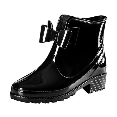 

Women Rain Shoes Waterproof Shoes Comfortable Light Ankle Rain Boots Frosted Outdoor Rain Boots Men Boots Winter Womens Lace up Boots Rain Boots for Woman Forever Young Rain Boots Womens Rain Shoes