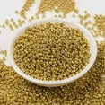 thumbnail image 2 of MIYUKI Round Rocailles Beads Japanese Seed Beads 8/0 (RR4202) Duracoat Galvanized Gold 3mm Hole: 1mm 422~455pcs/10g, 2 of 4