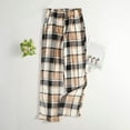 thumbnail image 4 of Bovxnpu Women Pajama Pants, Plus Size Pajama Pants Sleep Pants Lounge Pants Stylish Print Flannel Thickened Warm Loose Home Sleep Trousers Loungewear Sleepwear, 4 of 8