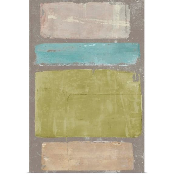Great BIG Canvas | Rolled Jennifer Goldberger Poster Print entitled Paneled Colors II