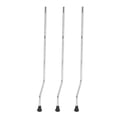 thumbnail image 1 of 3Pcs Silver Drum Legs Metal Anti-Slip for Drummers Musical Instrument Leg, 1 of 8
