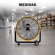 thumbnail image 3 of Ventilador Industrial de Tambor 24 Pulgadas Sky Care Amarillo con 3 Velocidades y Flujo de Aire Potente, 3 of 8