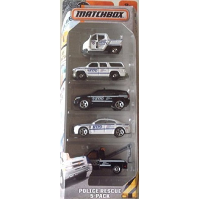 matchbox 5 pack police