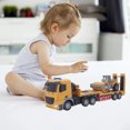 thumbnail image 1 of Semirremolque De Camión RC, Vehículos De Construcción RC, Juguete, Música De Gran Tamaño Para Niños Pequeños Para Interiores, 1 of 8