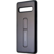 Samsung Galaxy S10 5G Rugged Protective Cover with Kick Stand - Drop & Shock Resistance EF-RG977CBEGUS Retail Packing