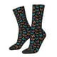 thumbnail image 1 of Balery Multicolored Butterflies Calcetas Largas con Estampado para Hombre y Mujer – Suaves y Transpirables, Talla Única (US 5-11), 1 of 6