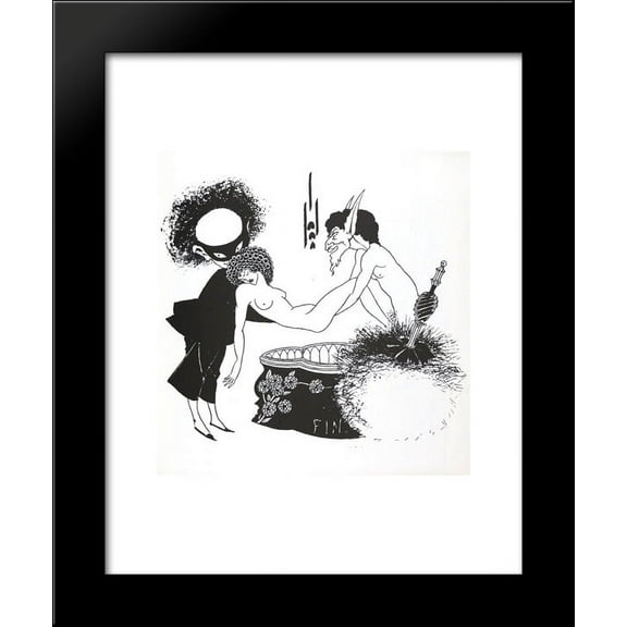 Creation 20x24 Framed Art Print by Beardsley, Aubrey