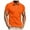 Orange, variant on JTieacloth Mens Collared T Shirt Men's Short Sleeve Lapel T Shirt Summer Casual Solid Holiday Shirts Tops Black L