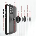 thumbnail image 5 of Funda magnética a prueba de golpes para Samsung Galaxy A52S, A52, A53, A12, A23, S20, S21, FE, S22 Ultra, Note 20, S10E, S10, S9 Plus, soporte de anillo, 5 of 5