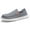 Grey, variant on Men's Casual Low Top Canvas Shoes Male Loafers Sneakers Slip On Breathable Flats Boat Shoes Driving Shoes Moccasins Casual Walking Shoes