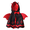B, variant on Adjustable Vampire Cape Pet Apparel, Cute Gothic Cat Costume and Dog Cloak for Summerween Backyard BBQ Parties and Festive Photography Props, Size S