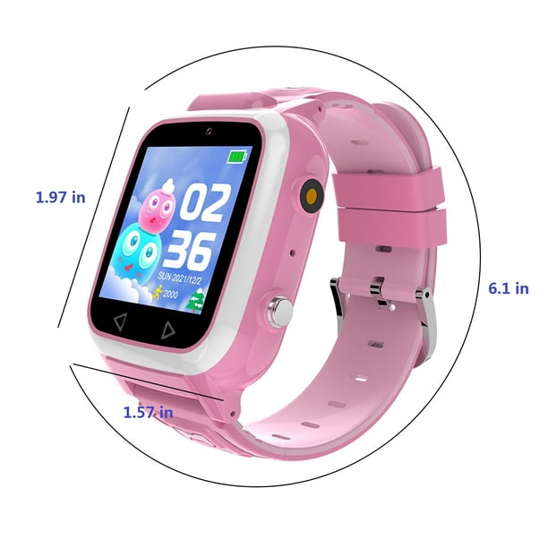 Pink smart watch hot sale for kids