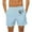 Light Blue, variant on WAVSUF Summer Drawstring Short Pants Mens Elasticity Shorts Fashionable Casual Blue Size L