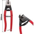 thumbnail image 2 of fuzhong-Cable Cutter Pliers 8 inch Stainless Steel Cable Wire Cutter, Wire Rope Cutter for Deck Cable Railing, Stair Balustrade Hard Wires, Clothes Line Outdoors DIY, Sharp & Precise Steel Cable Cutt, 2 of 4