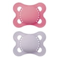 thumbnail image 1 of Chupón MAM Mate Rosa para Bebé, Promueve Desarrollo Oral Saludable, 0-6 Meses, para Niña, 2 Unidades, 1 of 9
