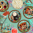 thumbnail image 6 of Woodland Animals Birthday Party Supplies Set Plates Napkins Cups Tableware Kit for 16, 6 of 7