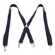 thumbnail image 3 of Tirantes para hombre de aproximadamente 1 x 41,3 pulgadas, antideslizantes, seguros, duraderos, de metal resistente, amplia aplicabilidad, tirantes para vestido para el trabajo, boda, azul marino, 3 of 5
