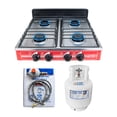 thumbnail image 1 of Combo Parrilla Super Flama 4Q-CA-R de 4 quemadores Rojo TETRA FLAMA AC, 1 of 8